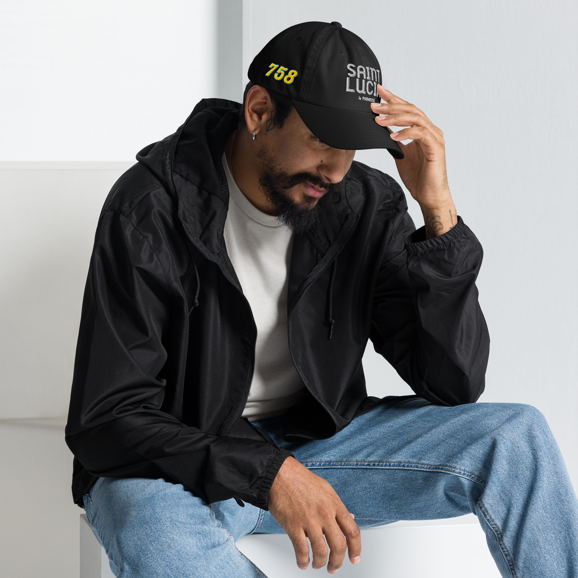Unisex Saint Lucia Garcon 758 Caps - Image 2