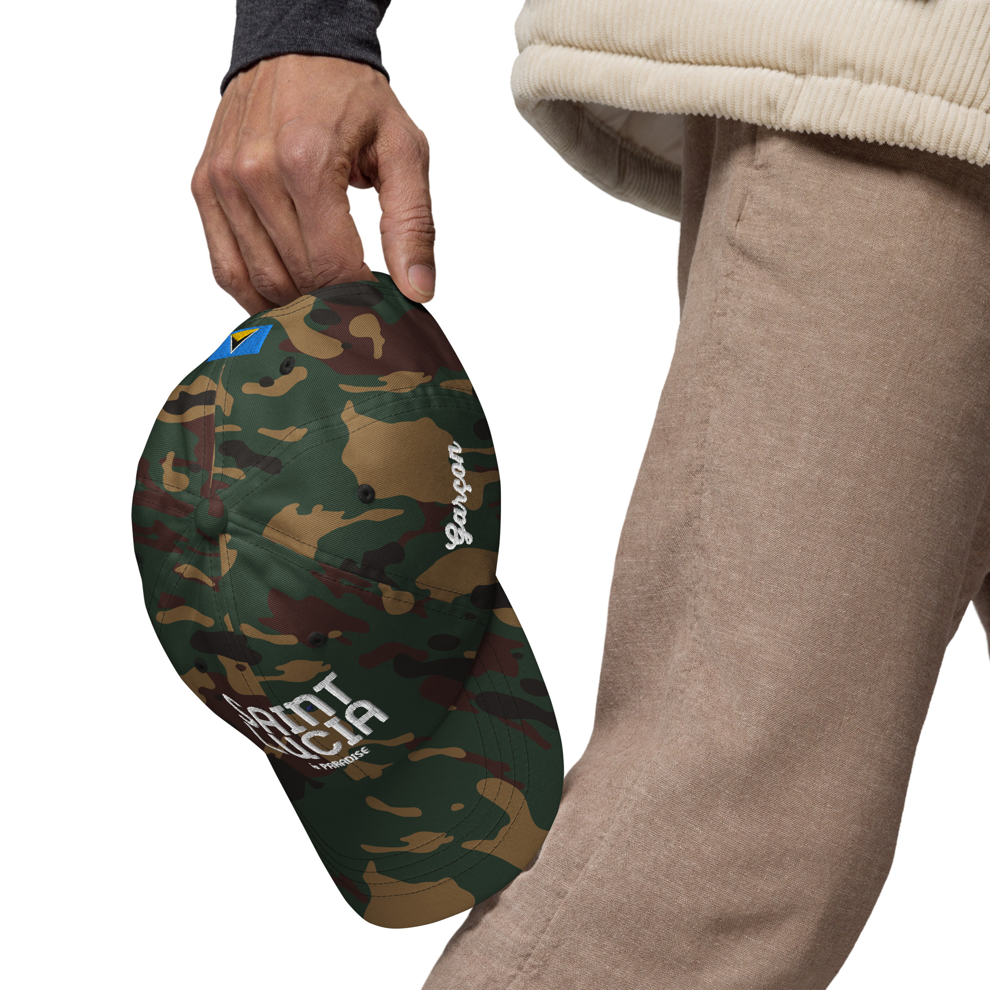 Unisex Saint Lucia Garcon 758 Caps - Image 6