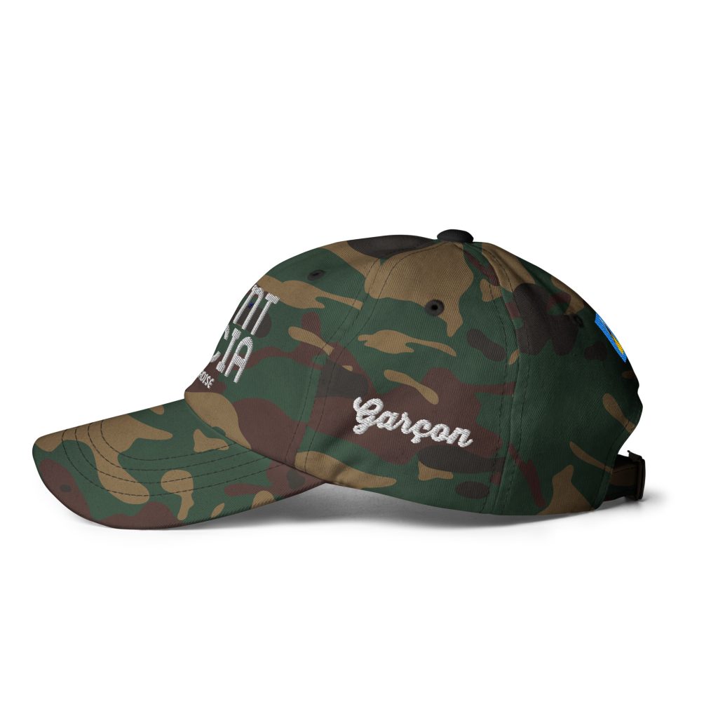 Saint Lucia Garçon 758 Camo Cap – Rep Your Roots