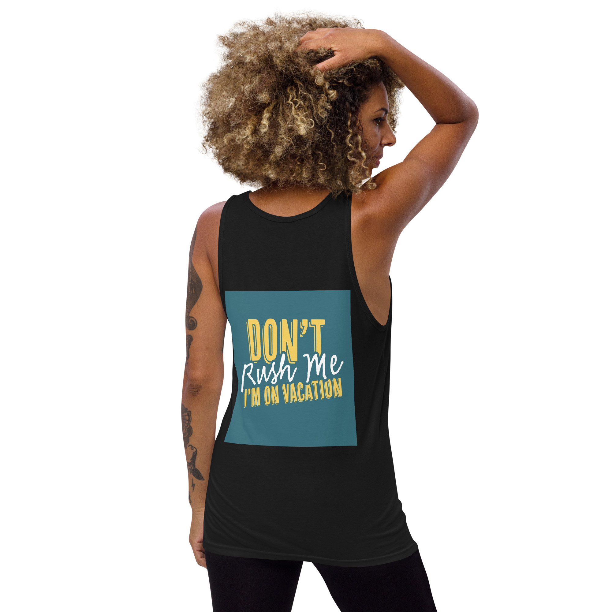 Saint Lucia Unisex Tank Top - Image 4