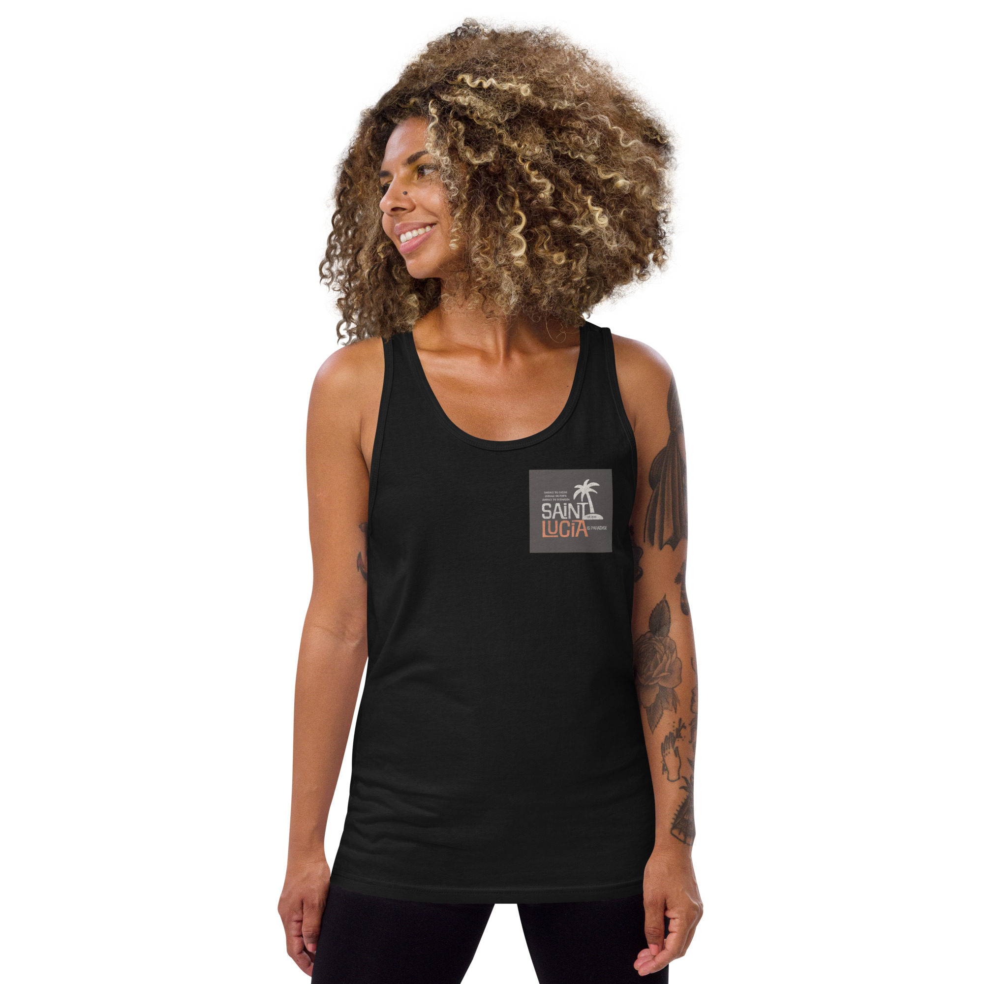 Saint Lucia Unisex Tank Top