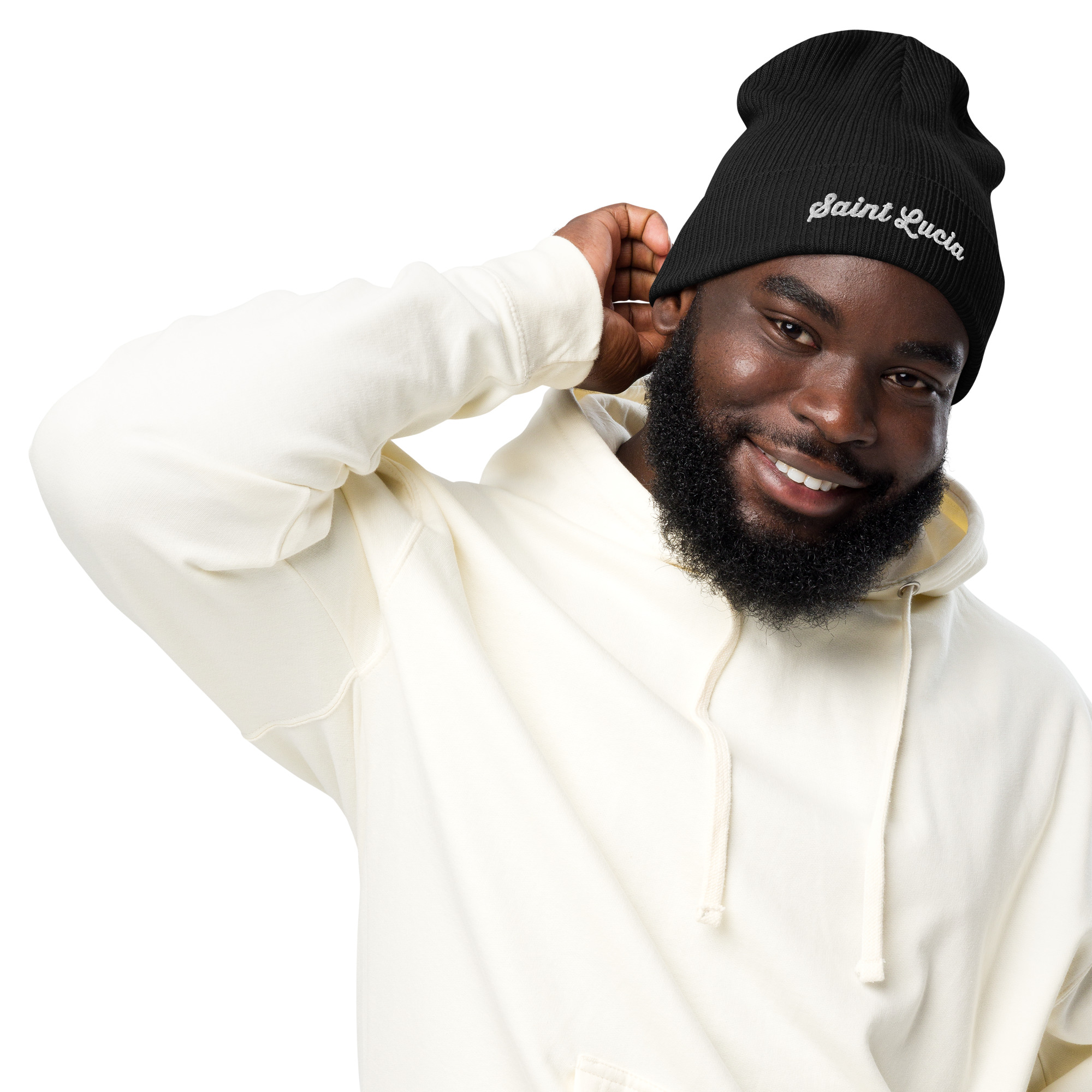 Organic Saint Lucia Ribbed Beanie β Cozy, Stylish, Sustainable