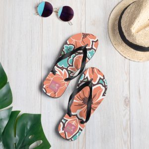 Saint Lucia Floral Flip-Flops