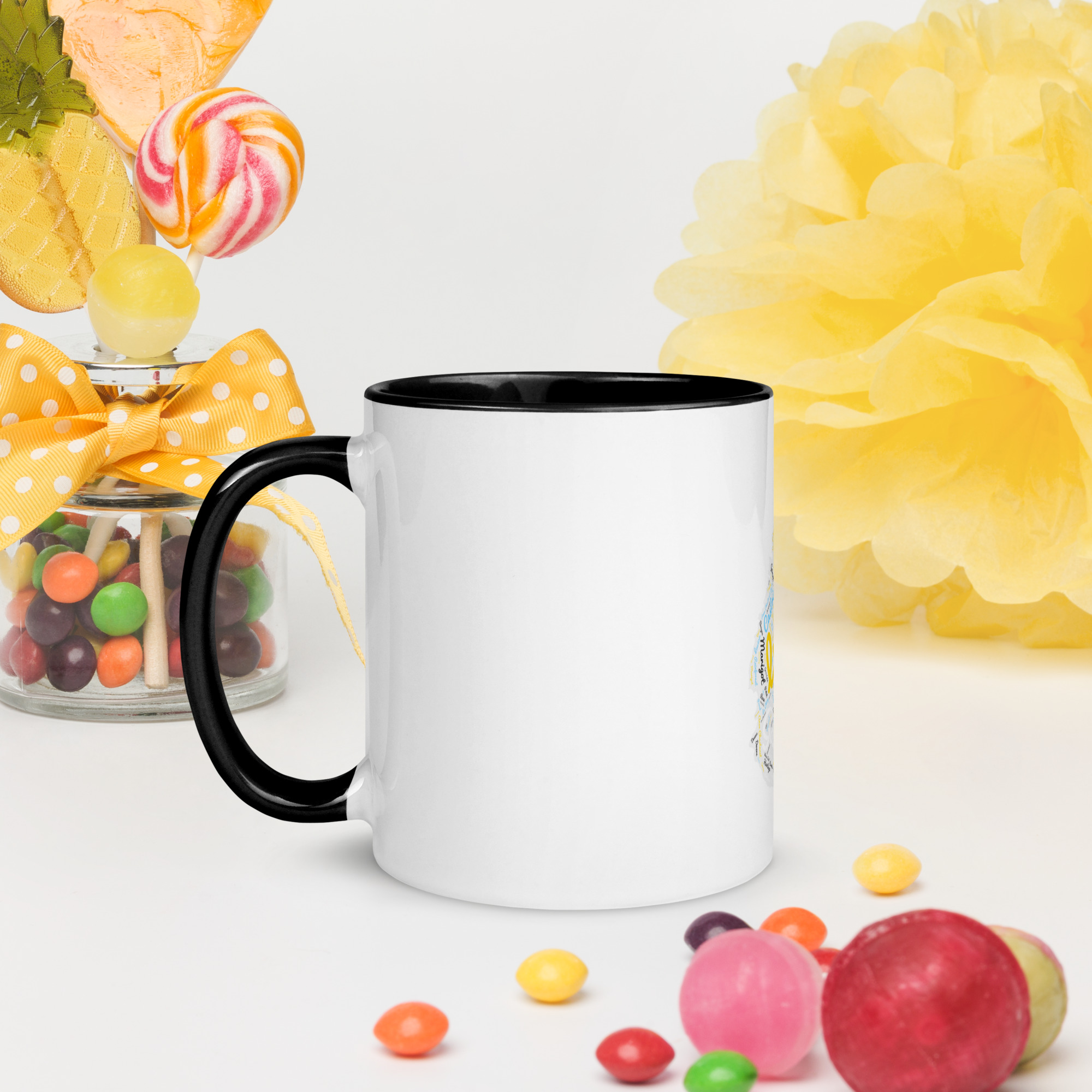 Saint Lucia Mug with Color Inside - Image 2