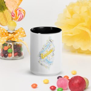 Saint Lucia Mug with Color Inside