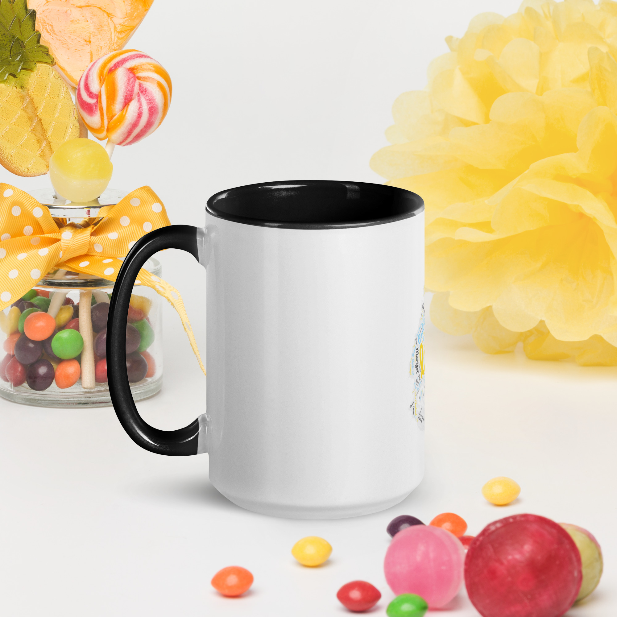 Saint Lucia Mug with Color Inside - Image 5