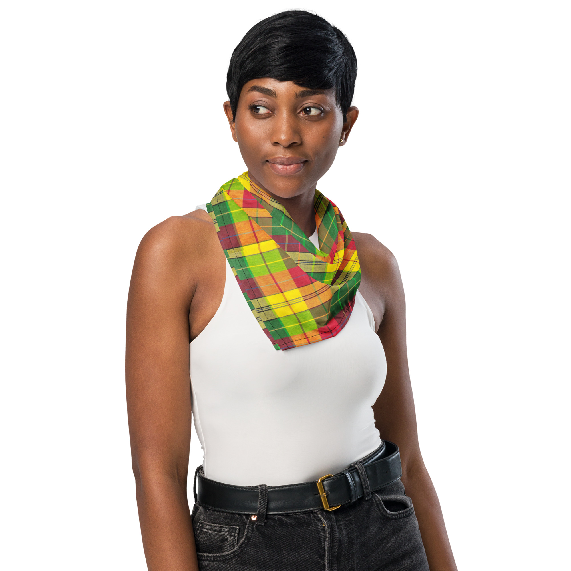 Saint Lucia is Paradise Madras bandana