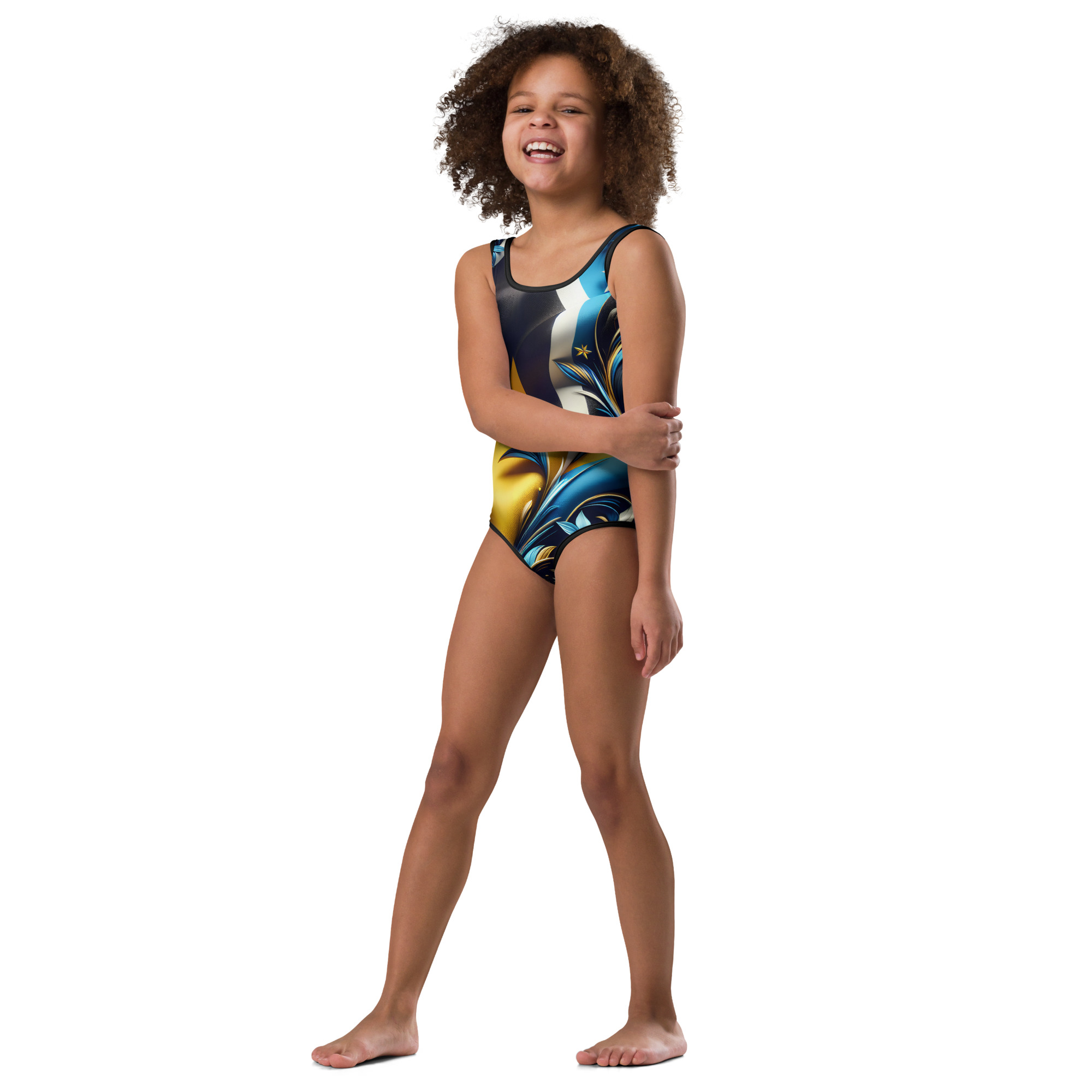 All-Over Print Kids Swimsuit - Image 4