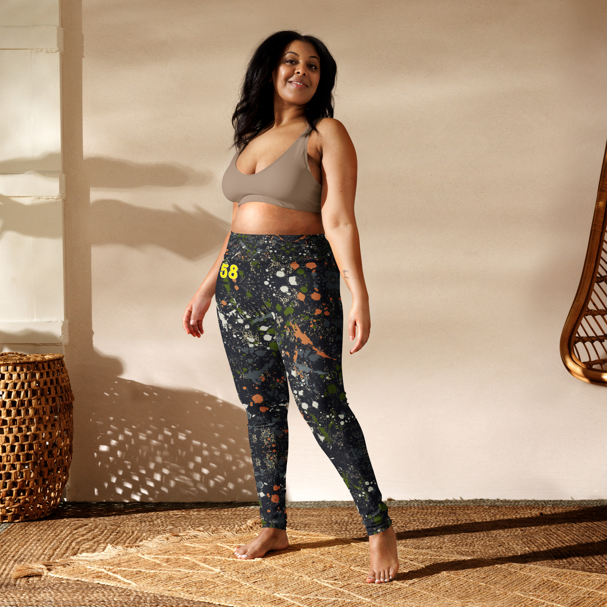 Painted Camo Saint Lucia Leggings