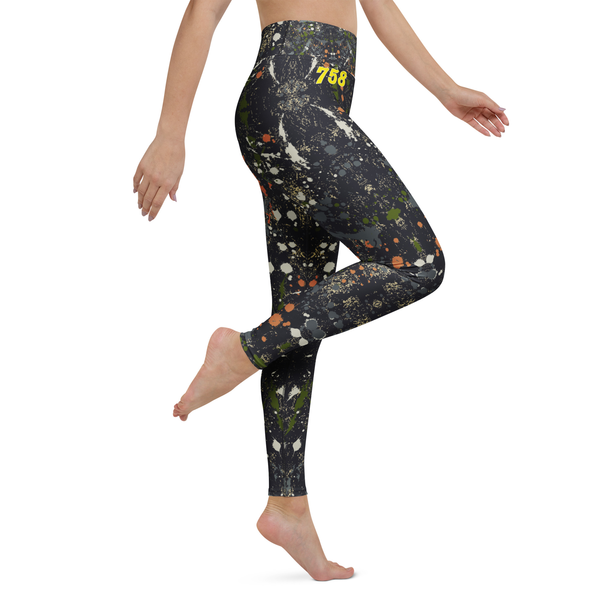 Painted Camo Saint Lucia Leggings - Image 4