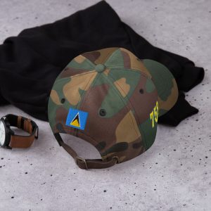 SAINT LUCIA GARÇON 758 (SPECIAL)  CAMO CAP – REP YOUR ROOTS