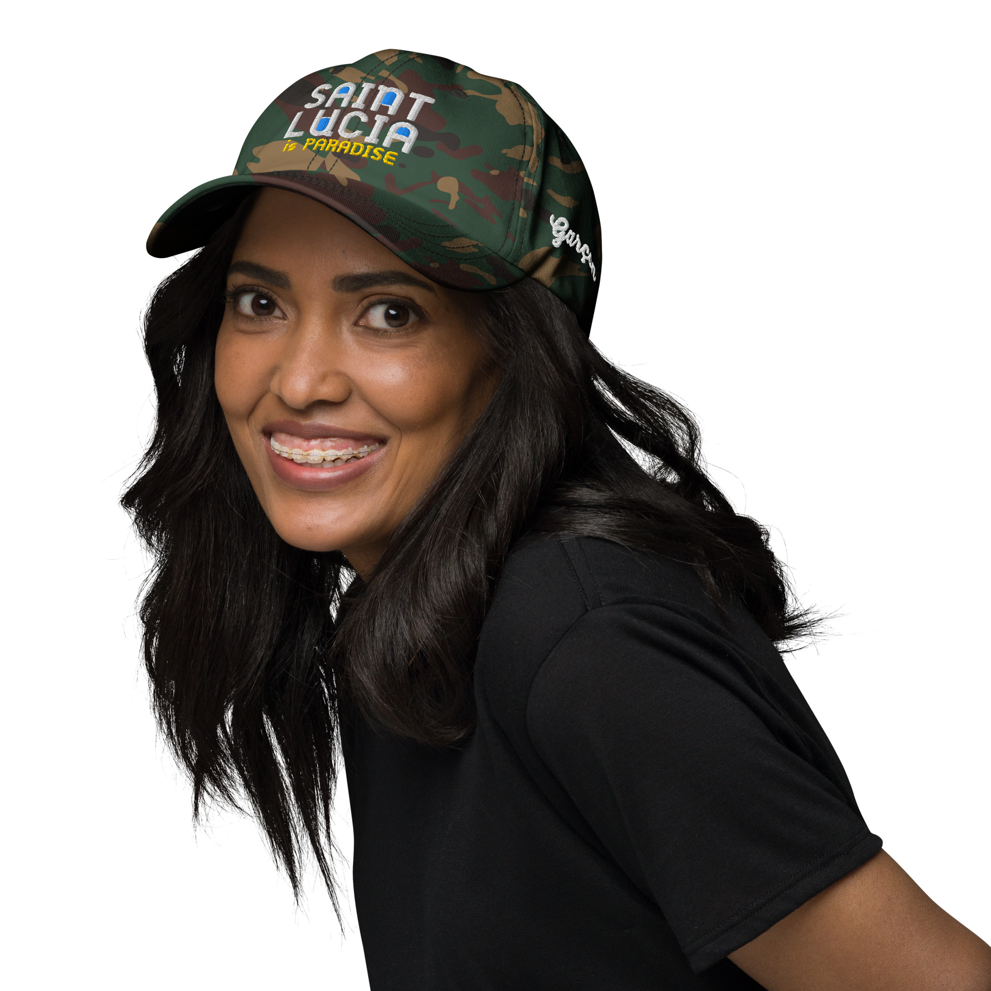 SAINT LUCIA GARÇON 758 (SPECIAL) CAMO CAP – REP YOUR ROOTS - Image 2