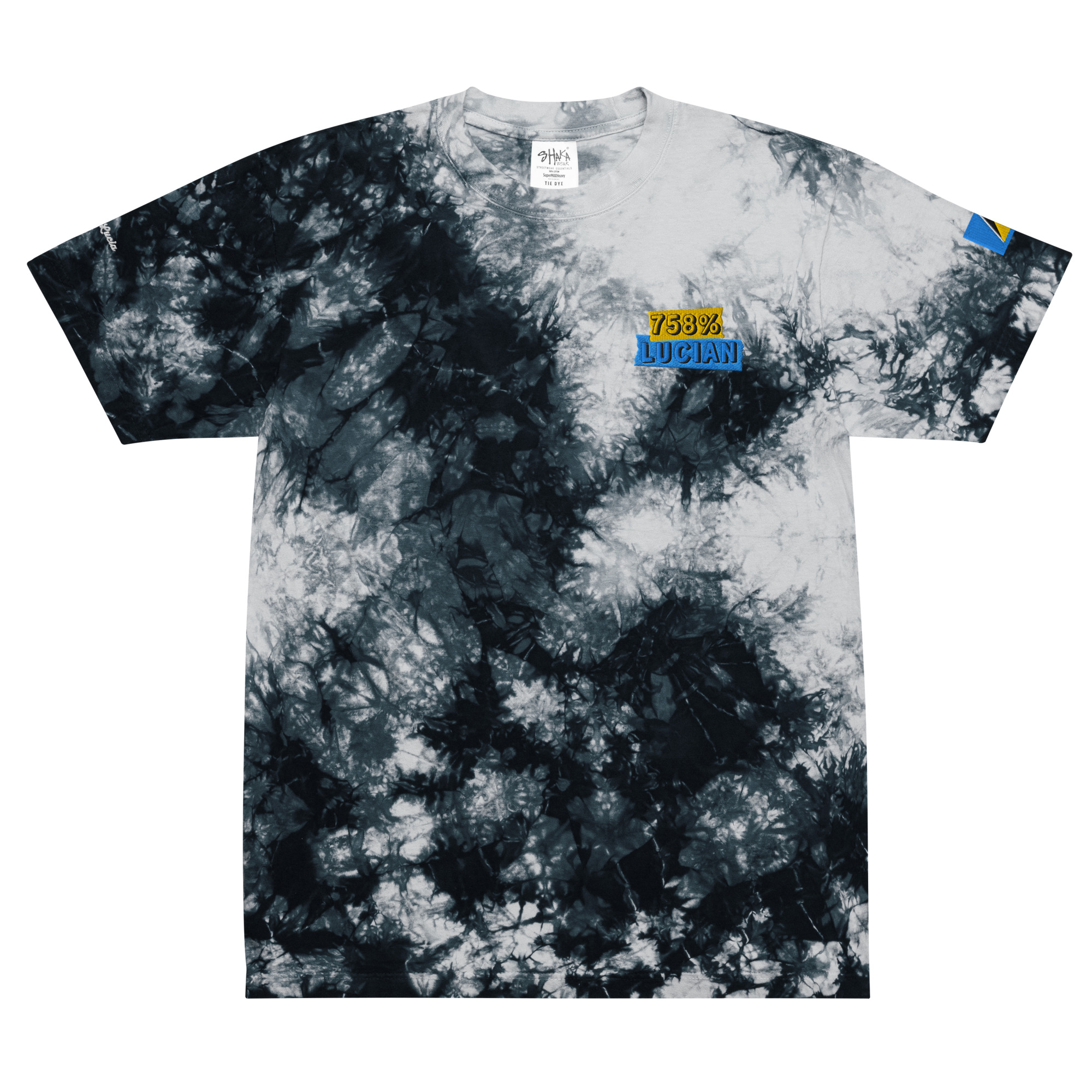 Oversized 758% Lucian tie-dye t-shirt
