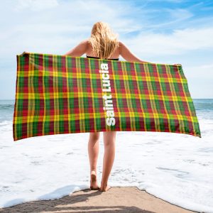 Saint Lucia Madras Towel