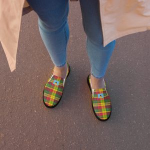 Women’s Madras slip-on canvas shoes