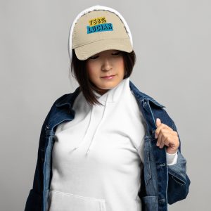 Distressed Saint Lucia Dad Hat