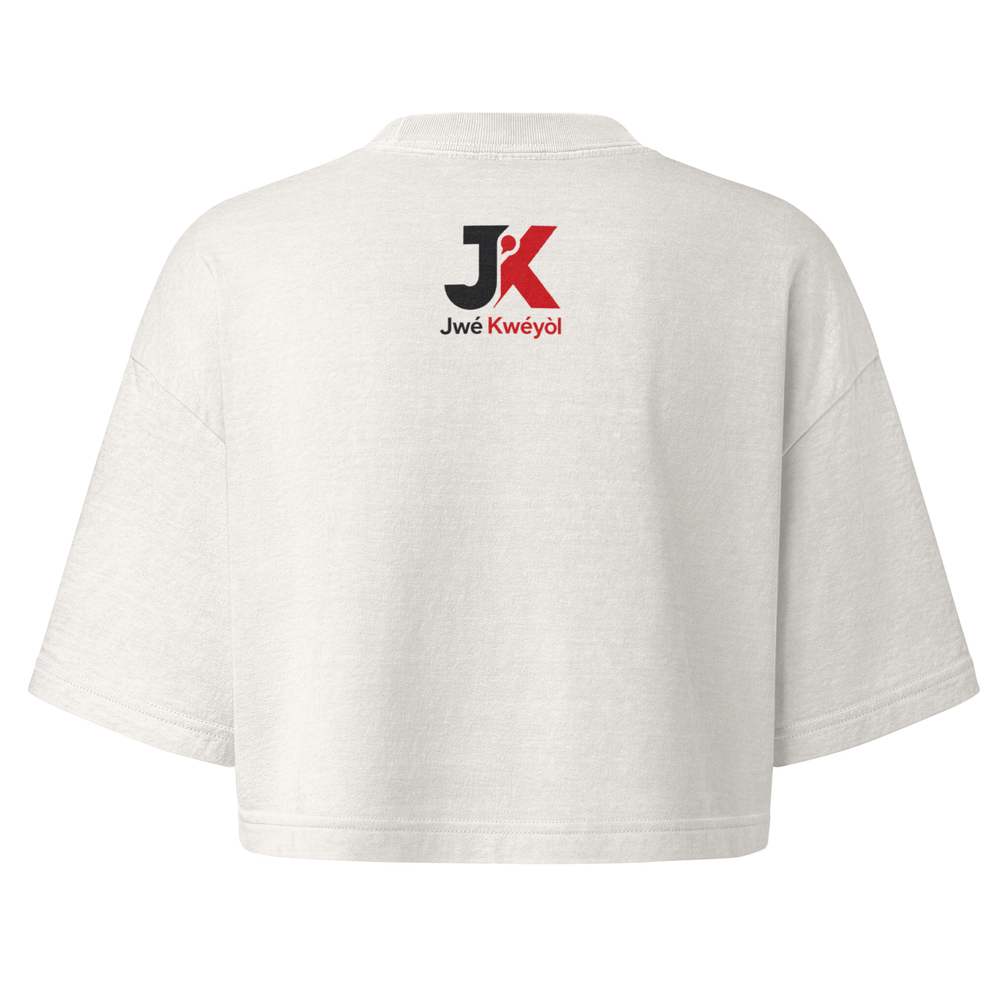 Women’s Jwe Kweyol garment dye cropped tee - Image 2