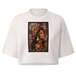 Women’s Jwe Kweyol garment dye cropped tee